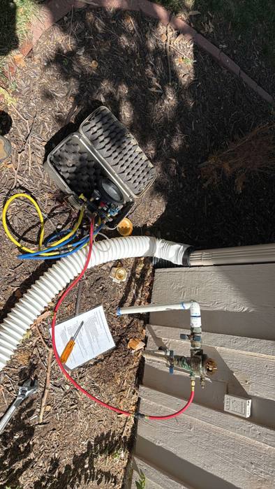 Irrigation valve wiring repair